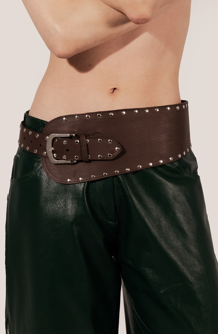 Beckett Leather Waist Belt Brown