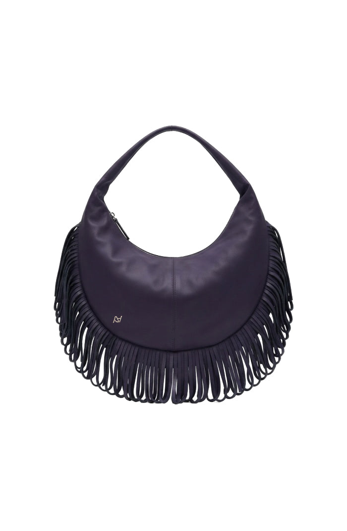 Ellie Leather Bag Plum Purple