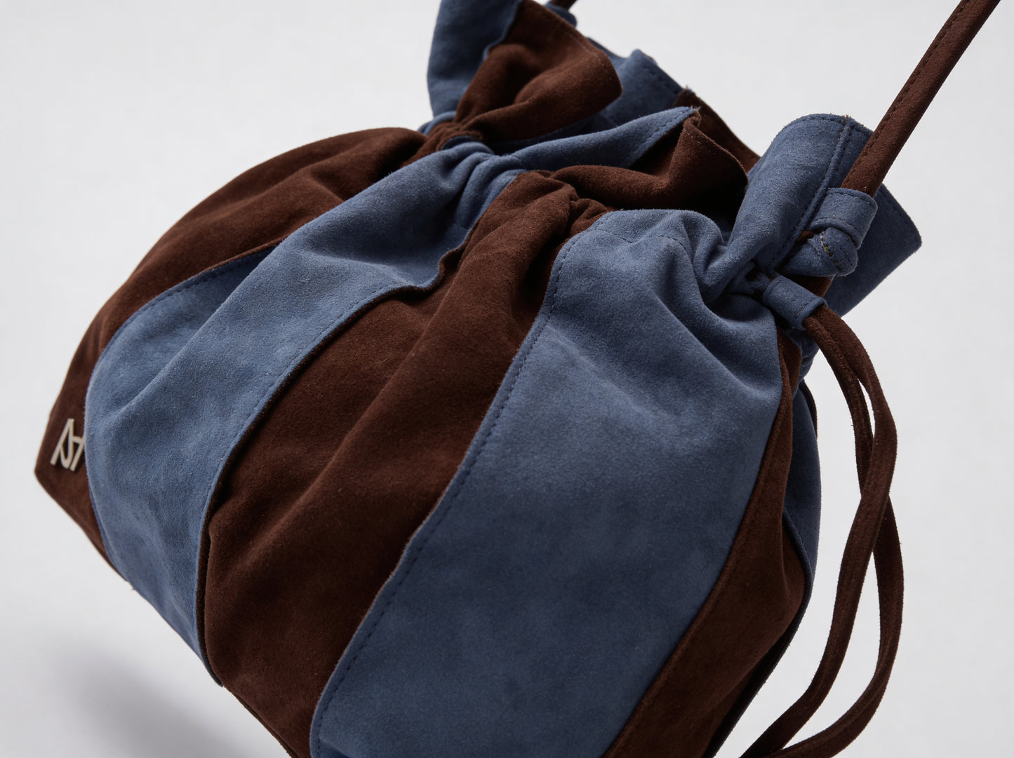 Charlie II Suede Bag Blue