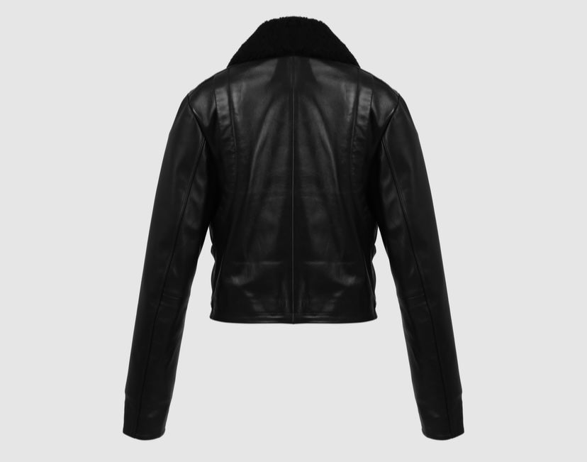 Emery Leather Jacket All Black