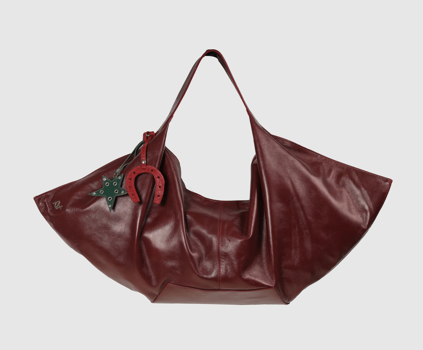 Horseshoe Shaped Leather Charm