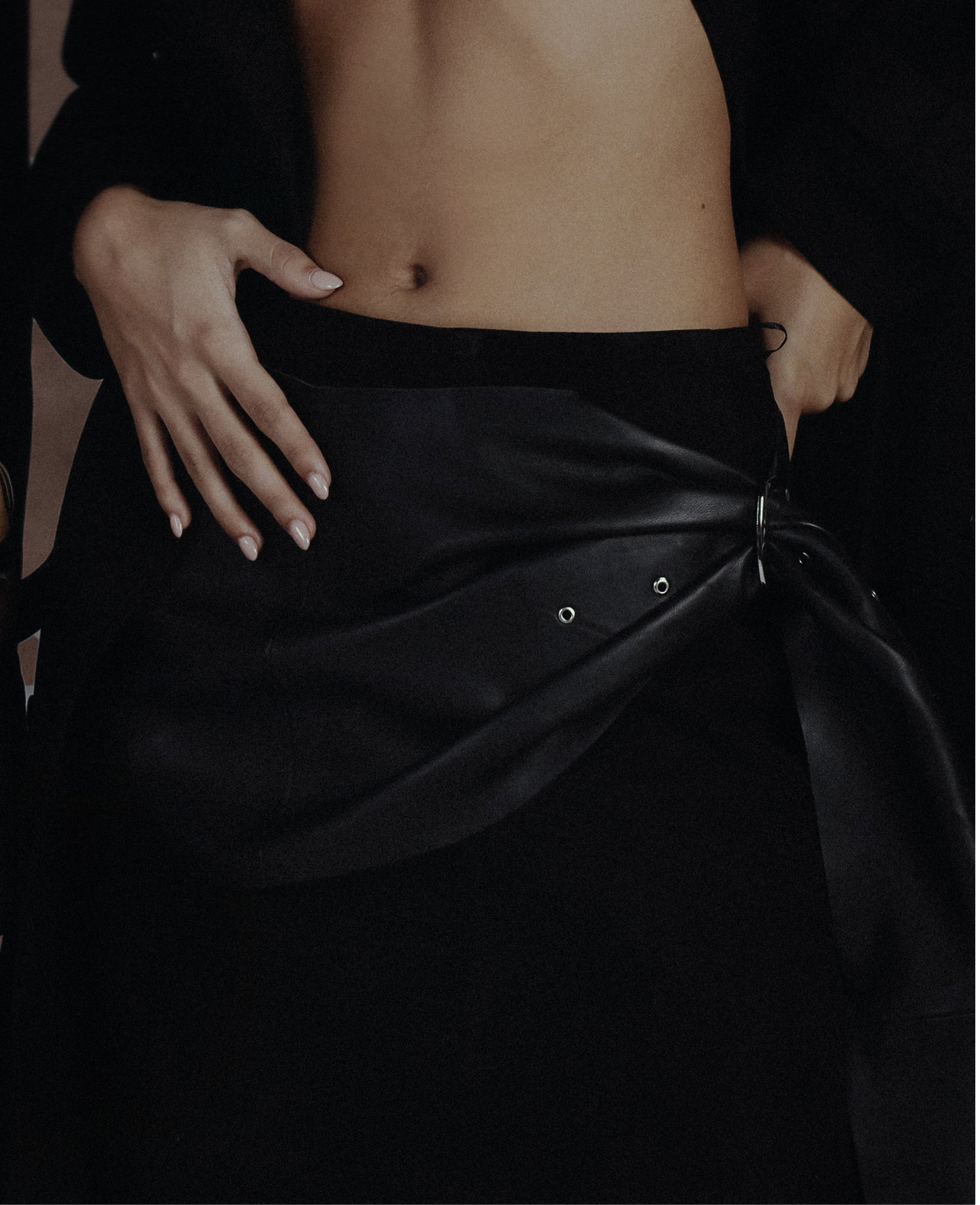 Sylta Leather Belt Black