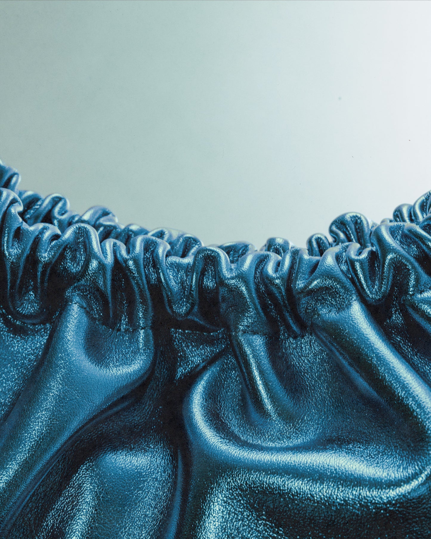 Charlie Leather Bag Electric Blue