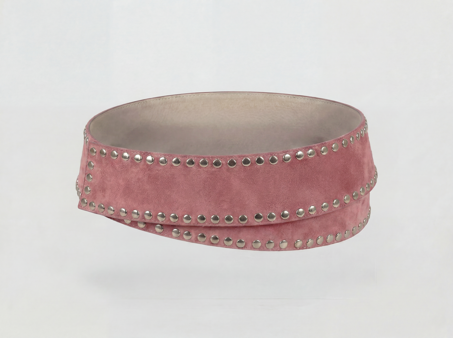 Liam Suede Belt Pink