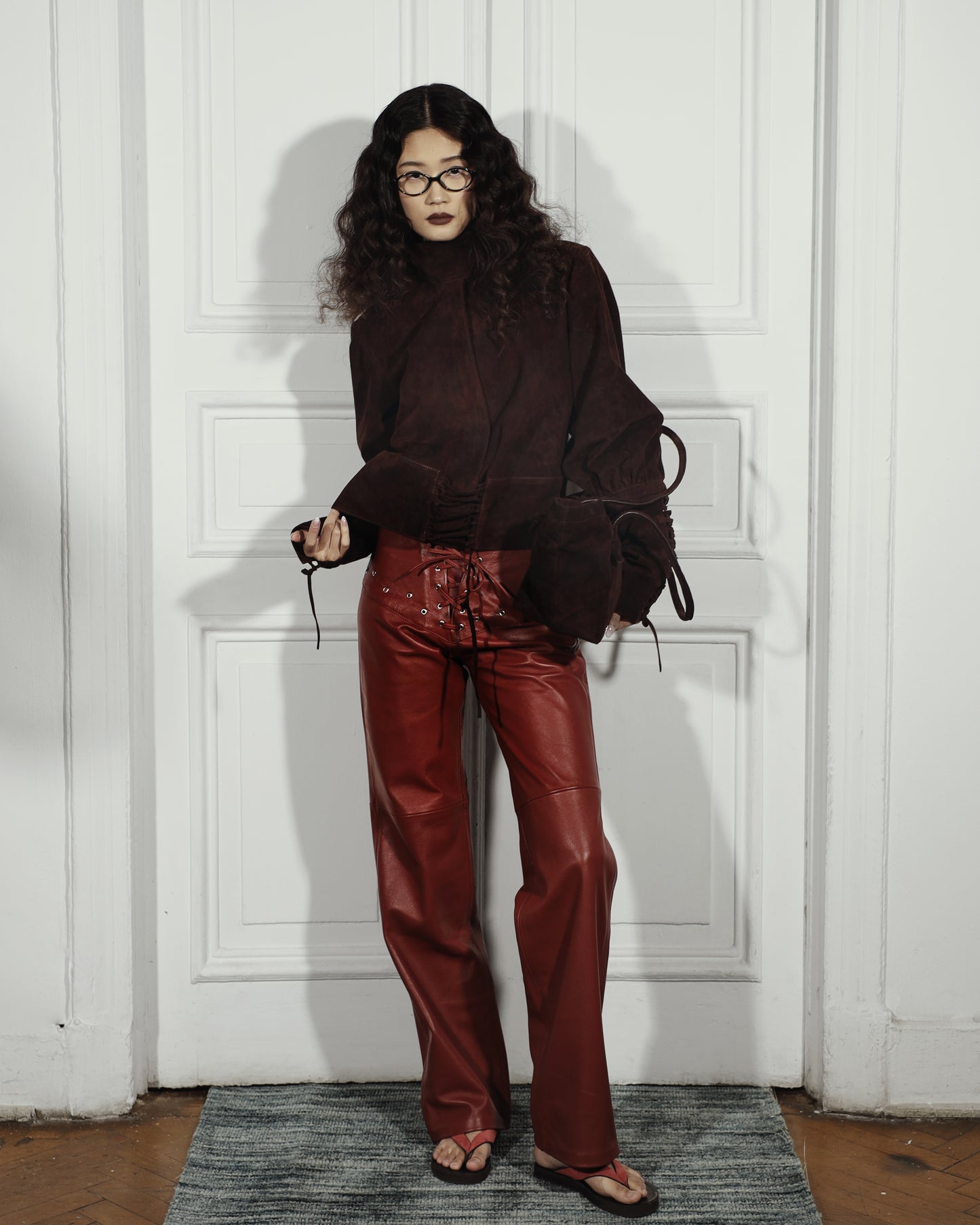 Jade Suede Jacket Brown