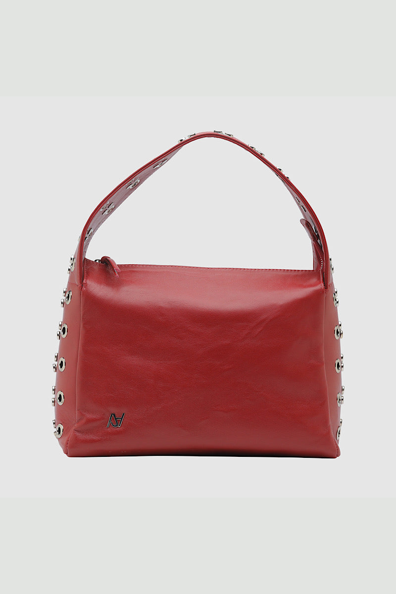Surge Leather Bag Red