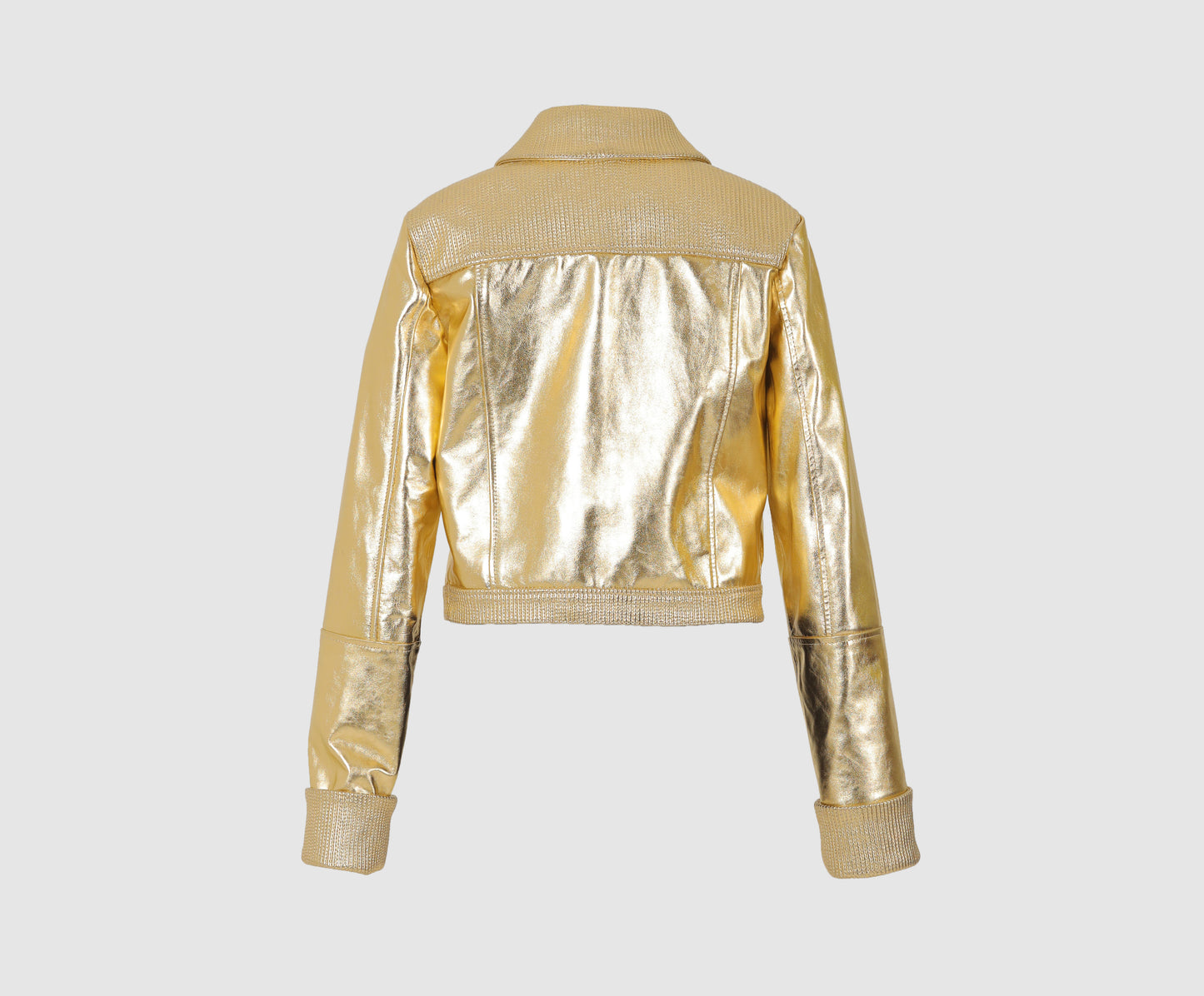 Auzinnia Leather Jacket Gold