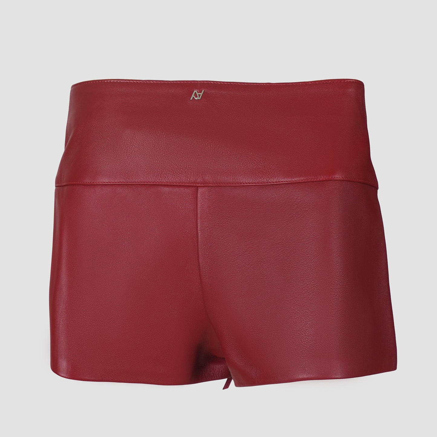 Jason Leather Shorts Red