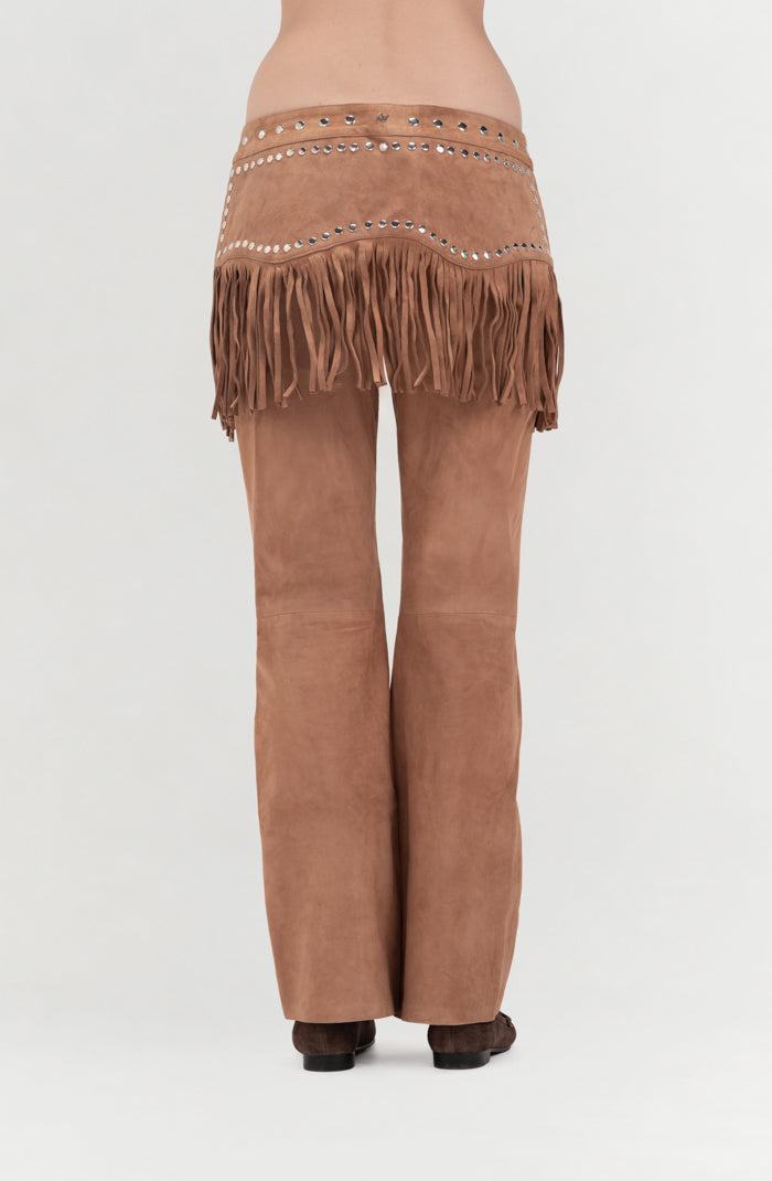 Hailey Suede Belt Beige