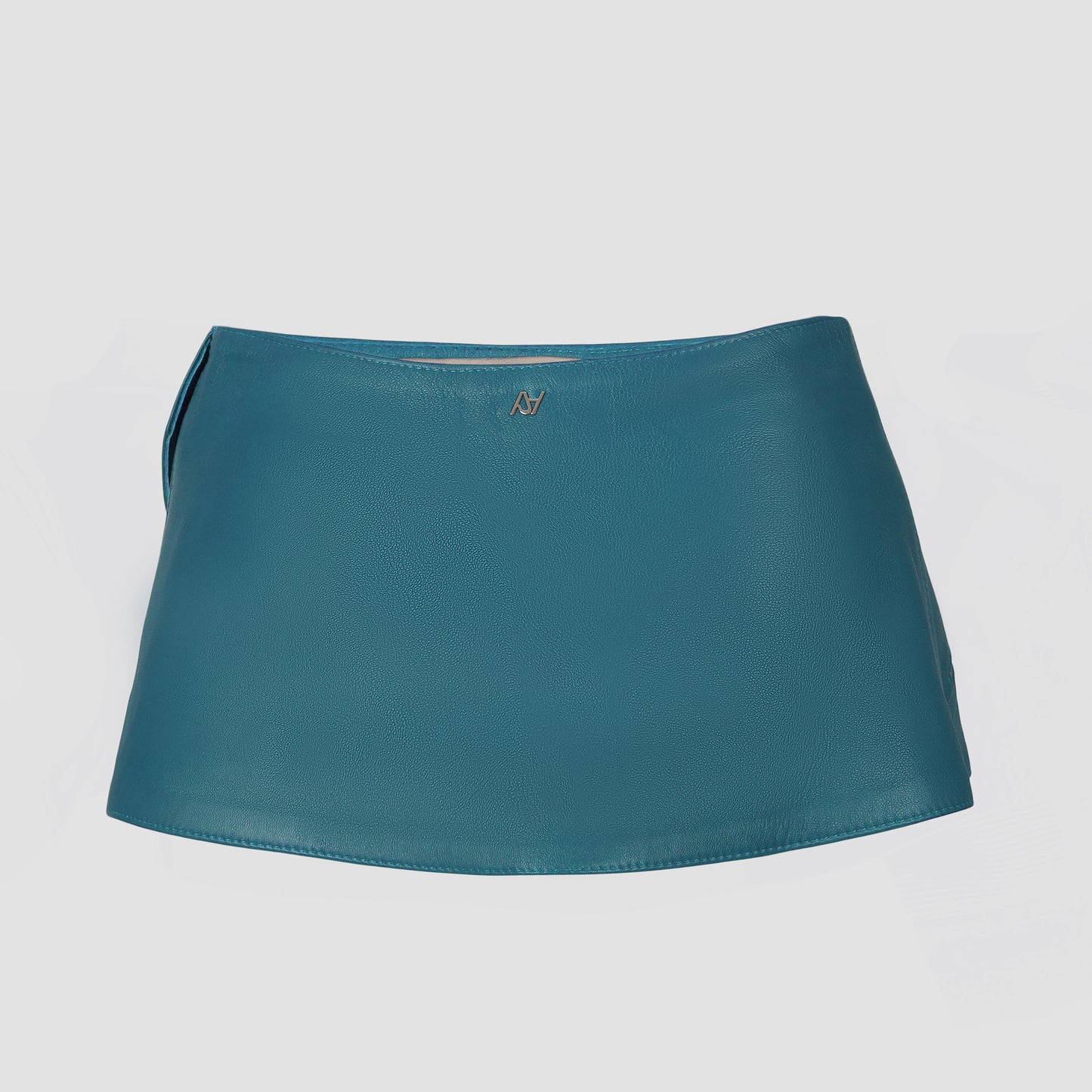 Bonnie Leather Waist Belt Creulean Blue