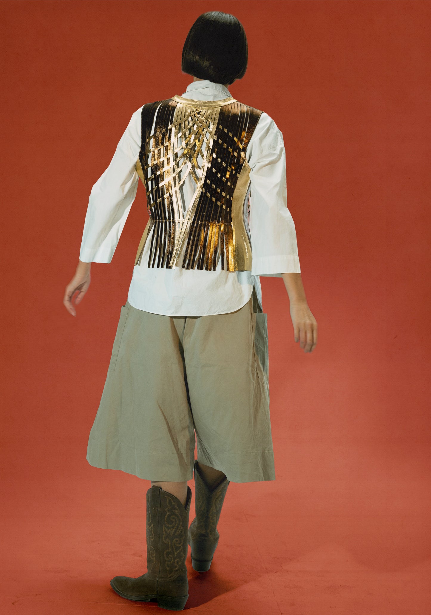 Attalea Leather Vest II Copper