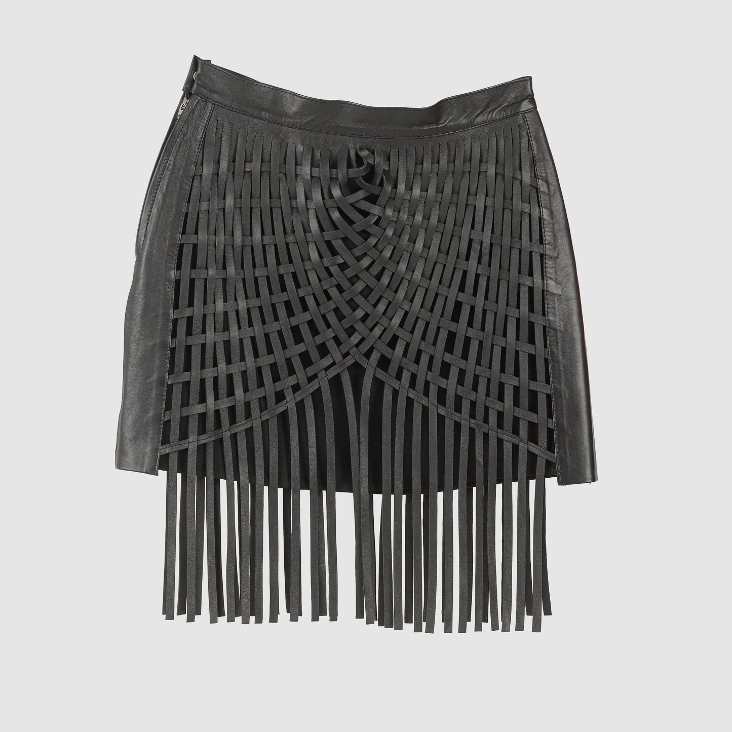 Attalea Leather Skirt Black