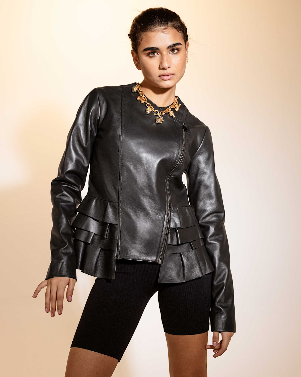 Aspen Leather Jacket Black