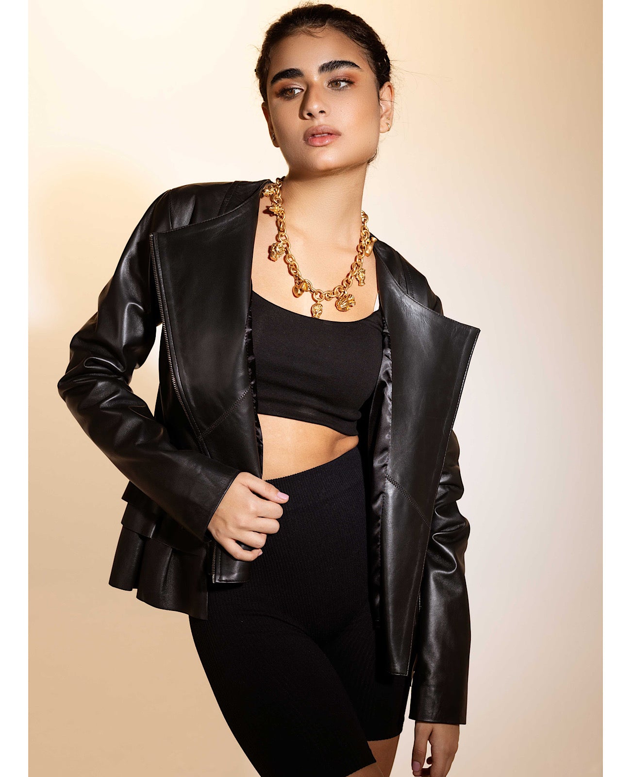 Aspen Leather Jacket Black