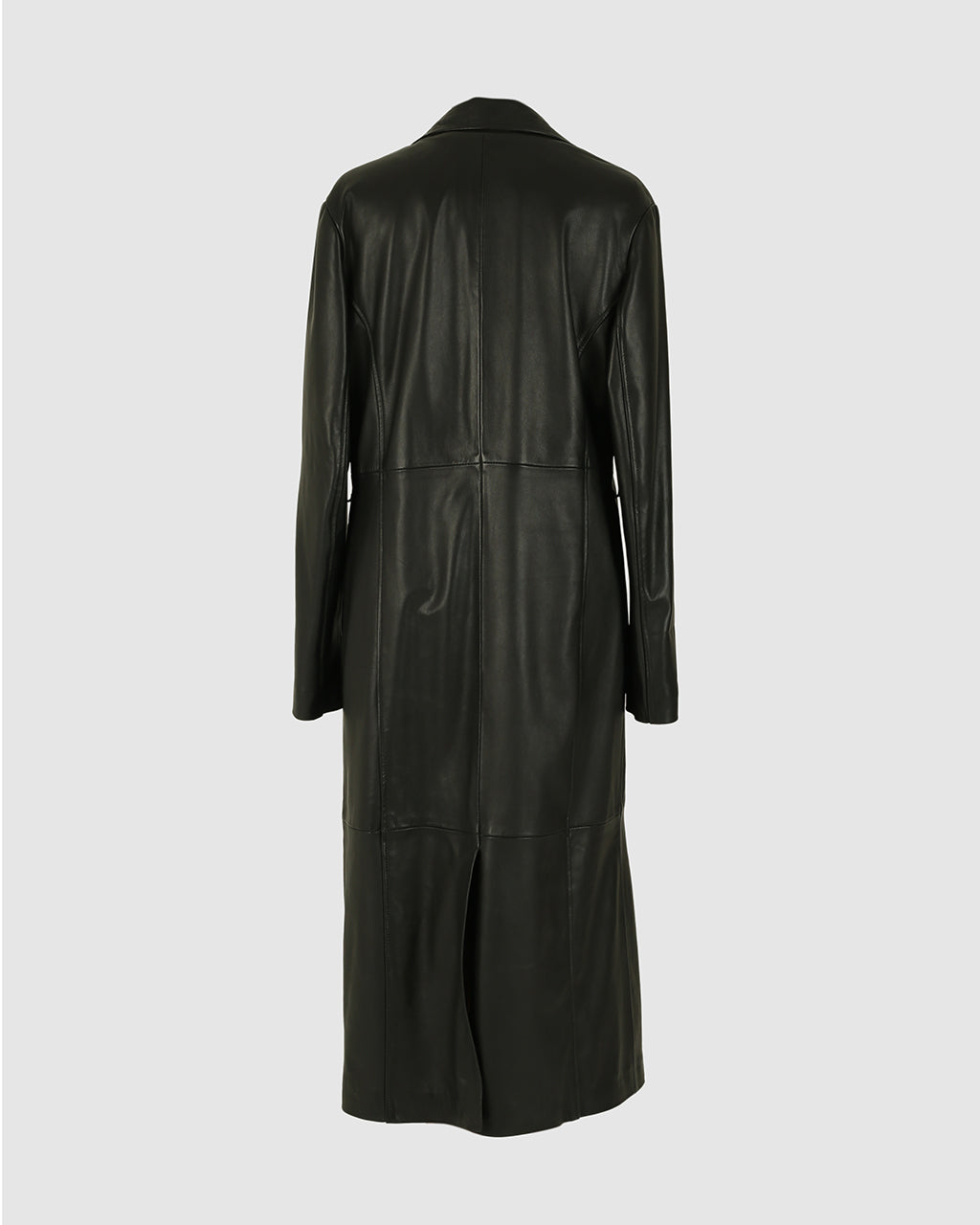 Aster Leather Coat Black