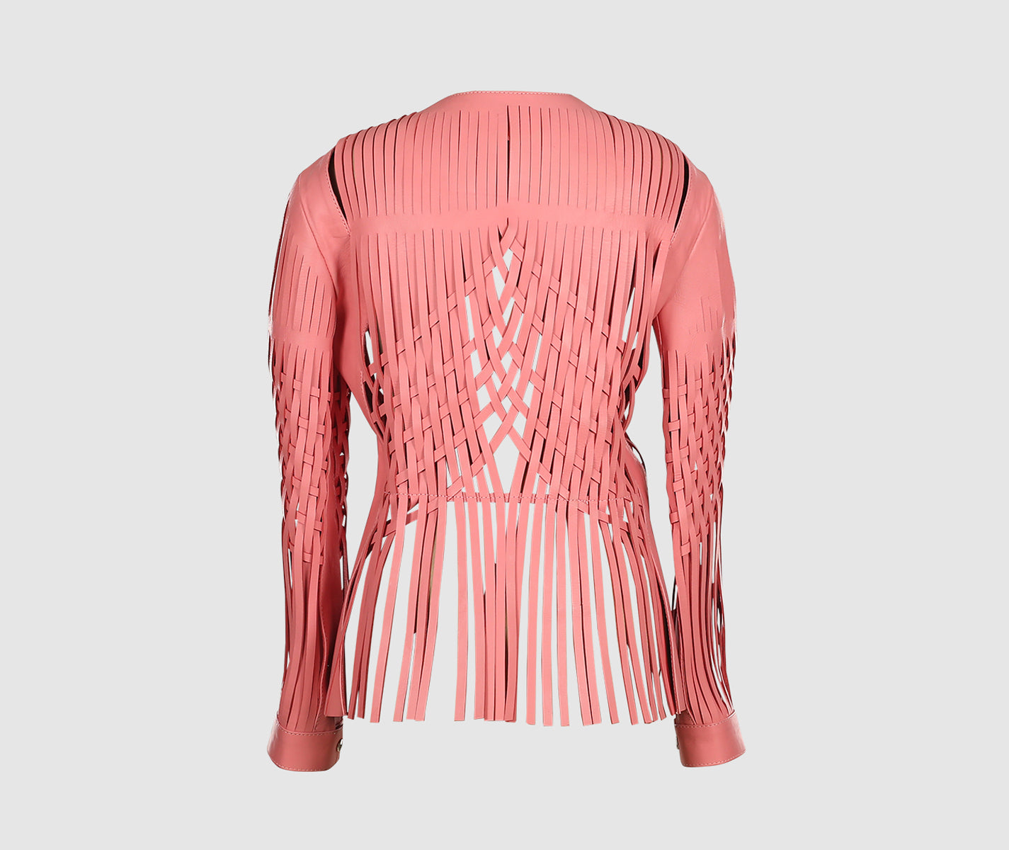Attalea Leather Jacket Blush Pink