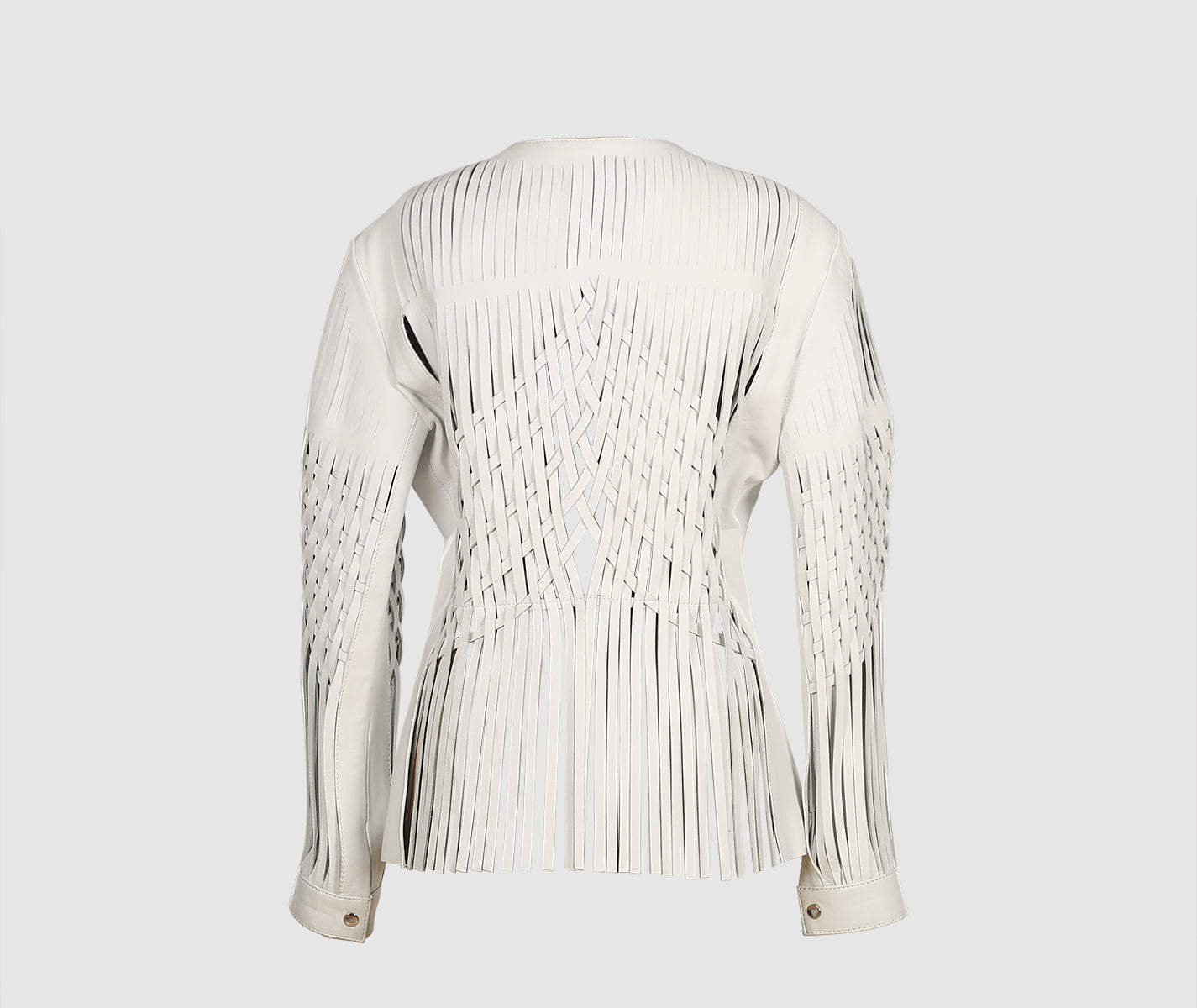 Attalea Leather Jacket White