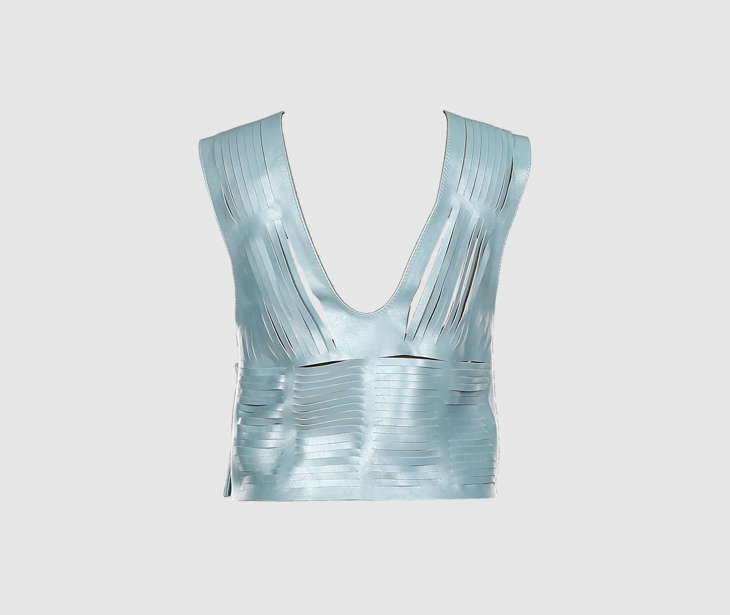 Ayla Leather Belt Electric Baby Blue