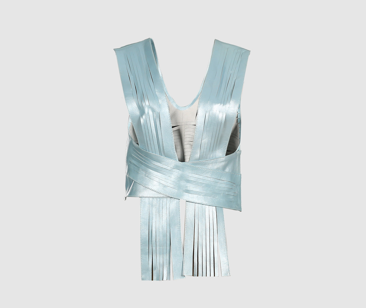 Ayla Leather Belt Electric Baby Blue