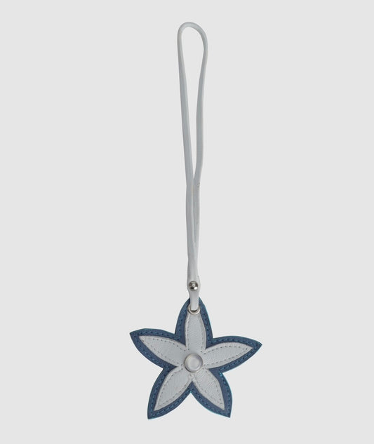 Flower Shaped Leather Charm