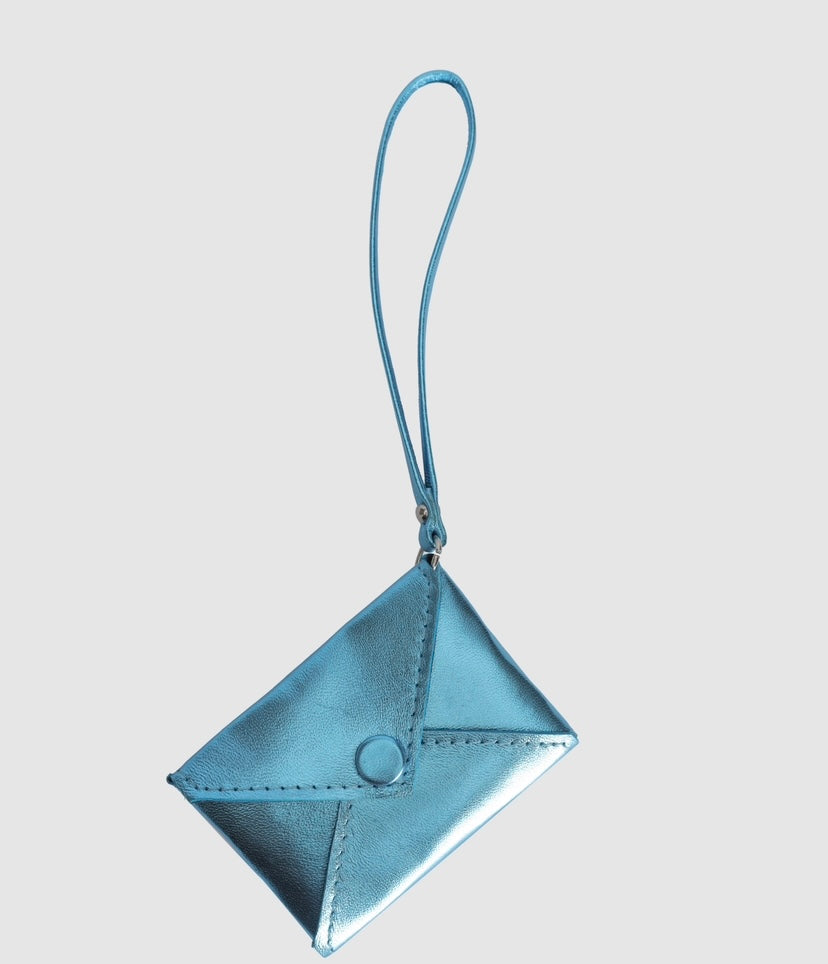 Mini Envelope Leather Charm