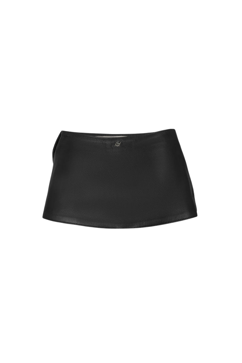 Bonnie Leather Waist Belt Black