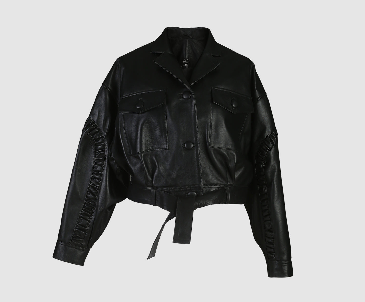 Buckthorn II Leather Jacket Black