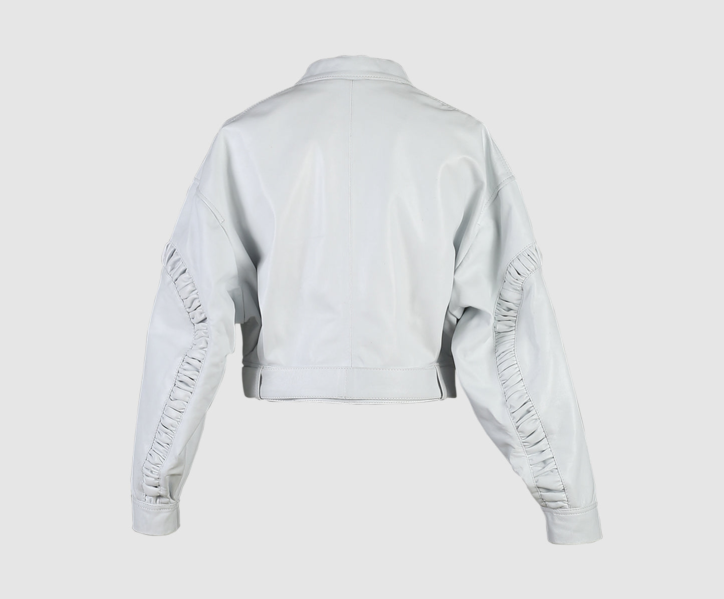Buckthorn II Leather Jacket White