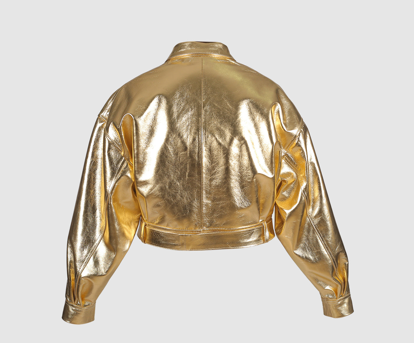 Buckthorn Leather Jacket Gold