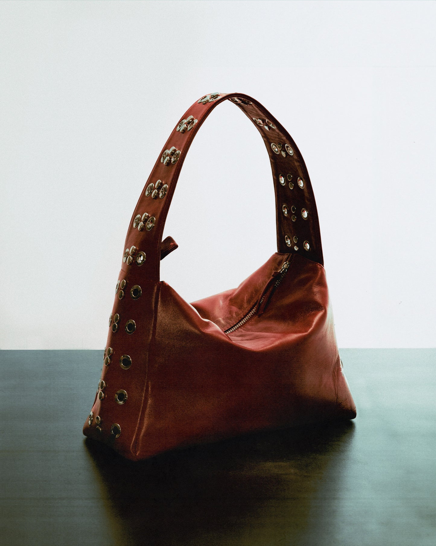 Surge Leather Bag Red