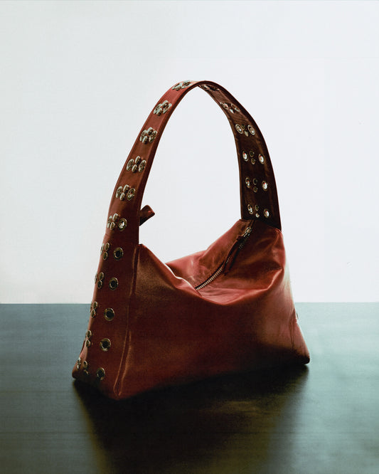 Surge Leather Bag Red