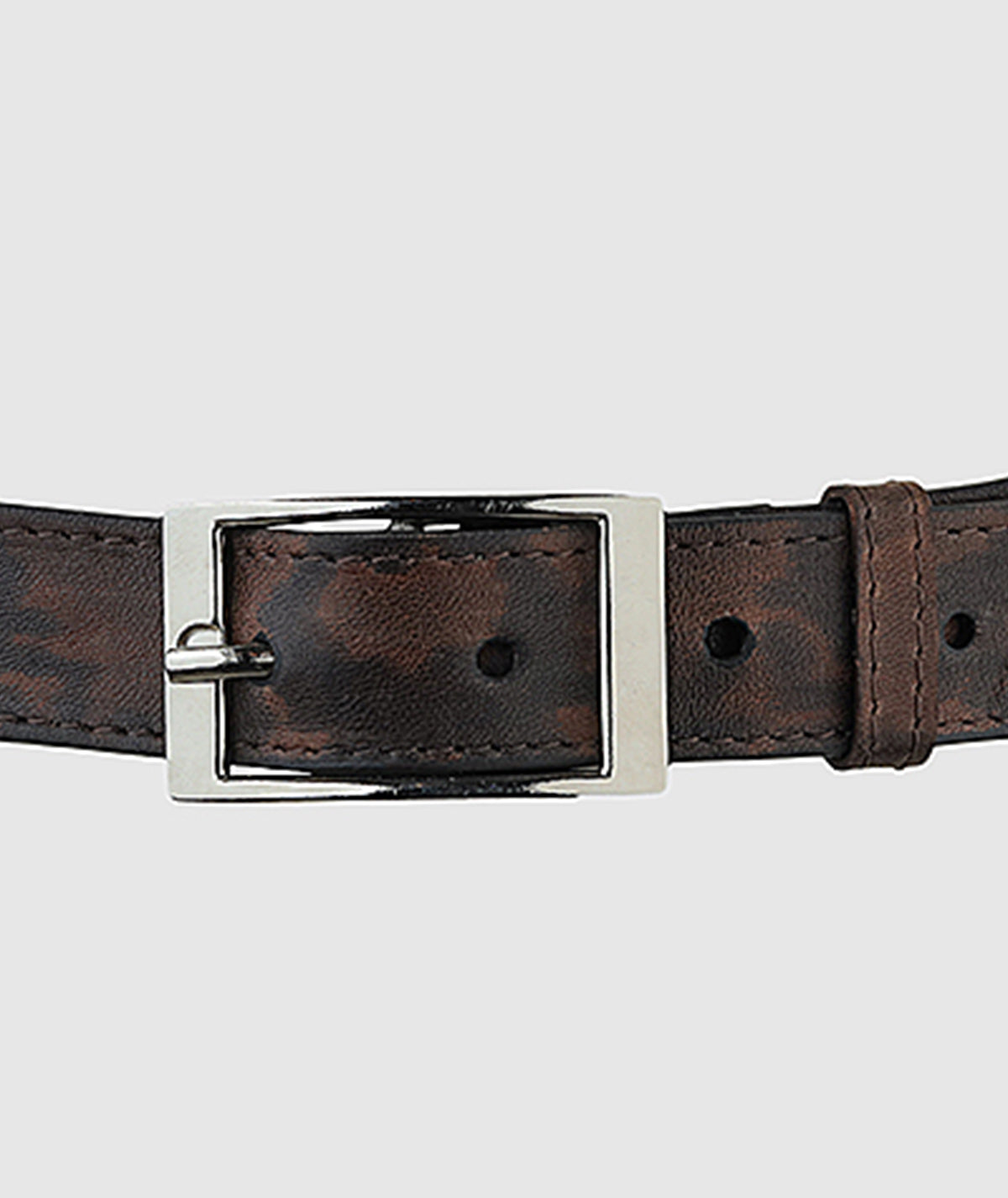 Eliza Leather Belt Snake Print