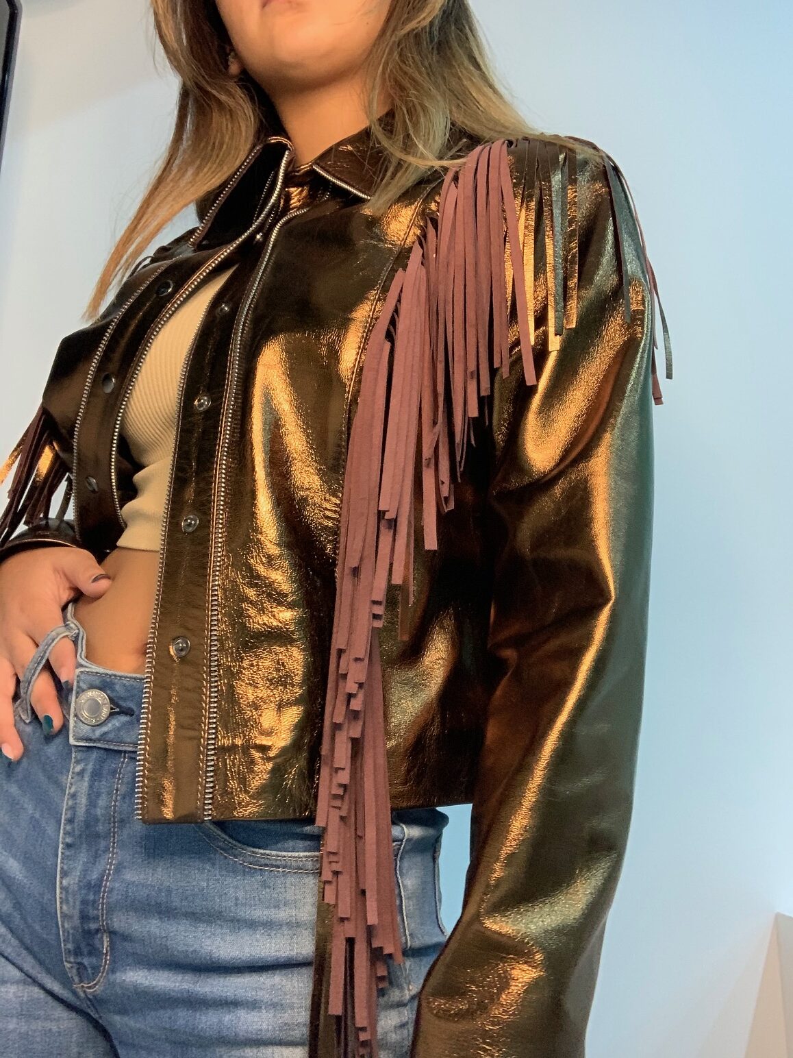 Cascade Leather Jacket Copper