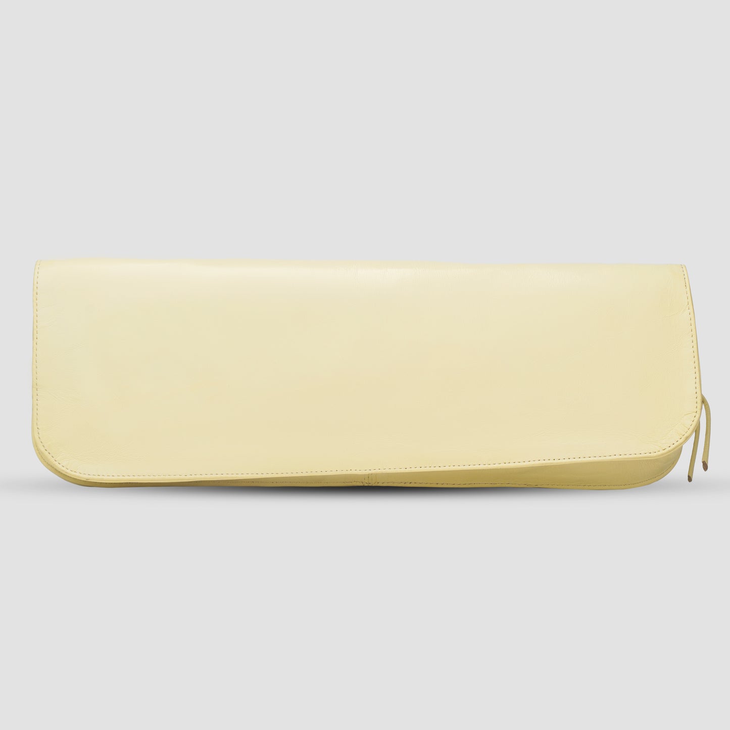 Annabelle Clutch Leather Bag Butter Yellow