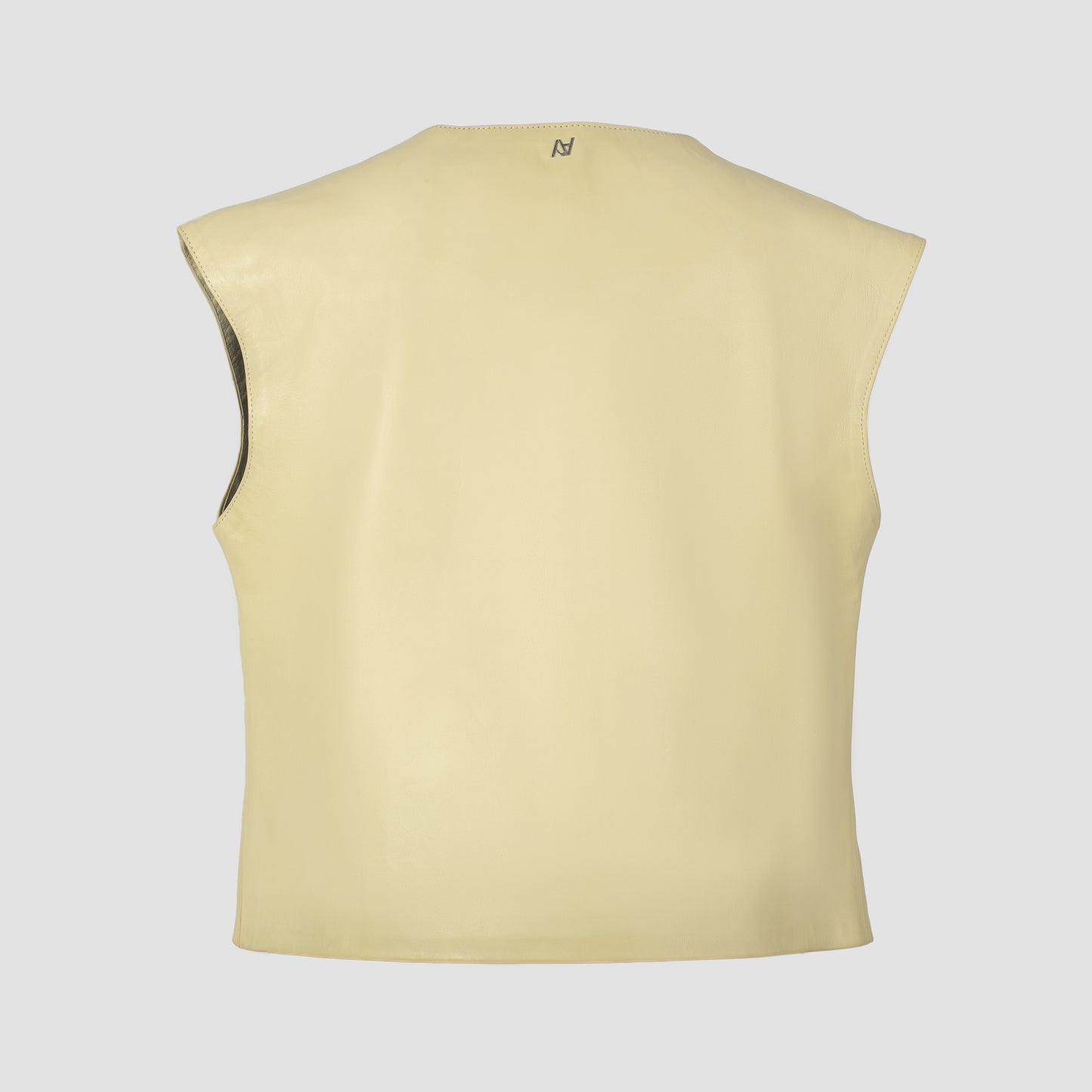 Fiona Leather Top Butter Yellow