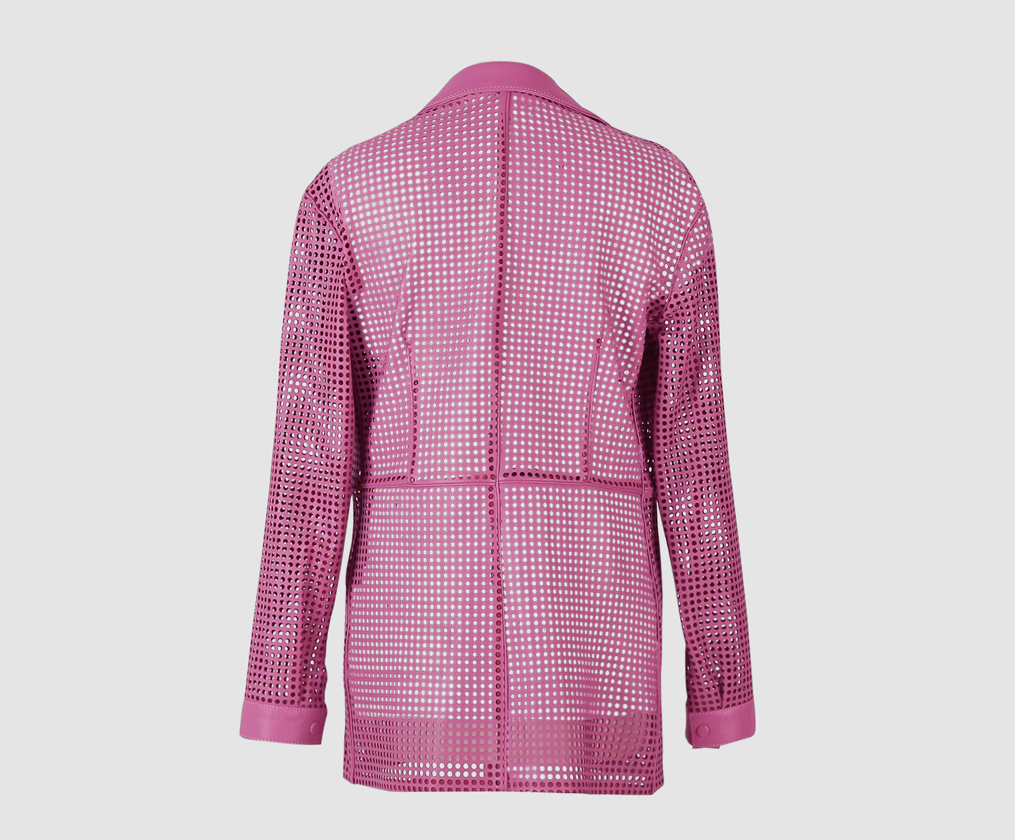 Ebony Leather Jacket Purple