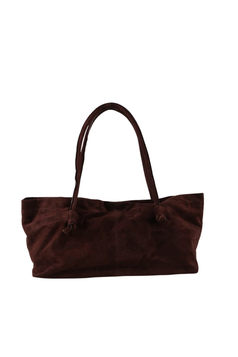 Elara Suede Bag Brown