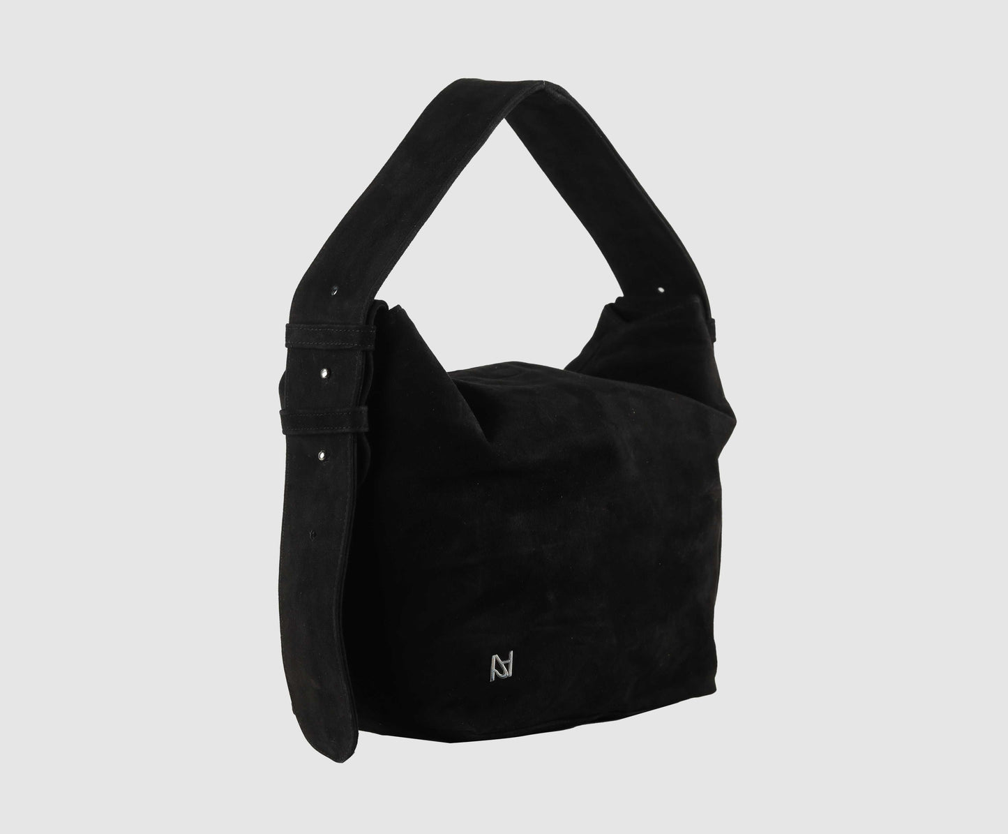 Eliana Suede Bag Black