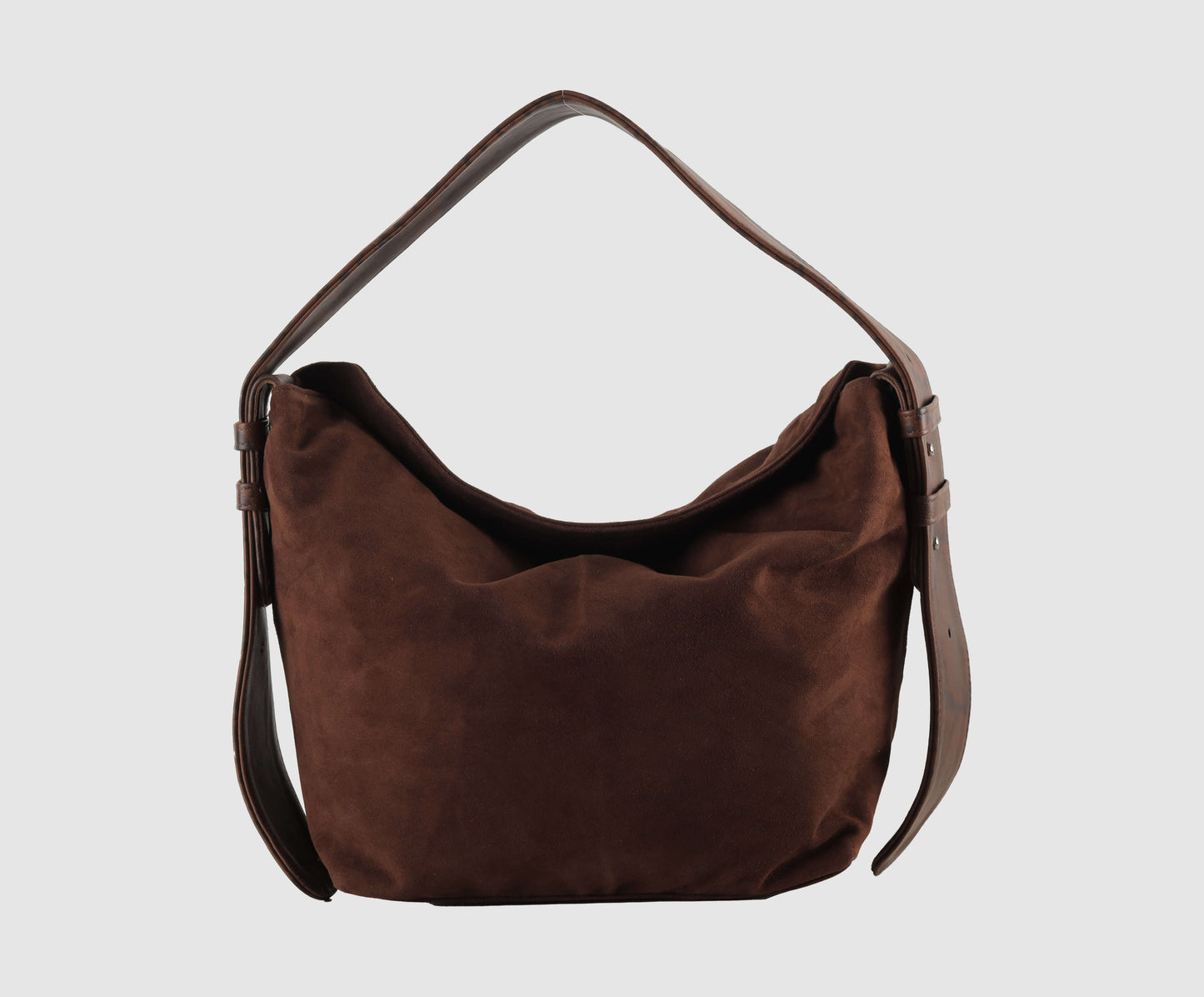 Eliana Suede Bag Brown x Snake Print