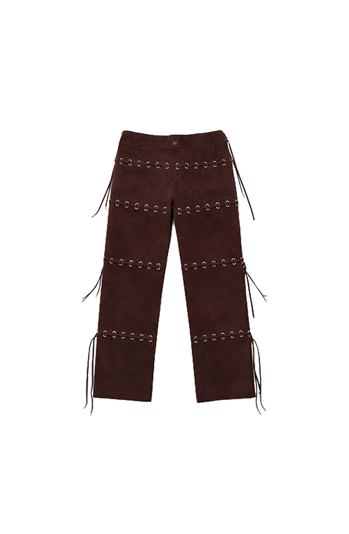 Phoebe Suede Pants Brown