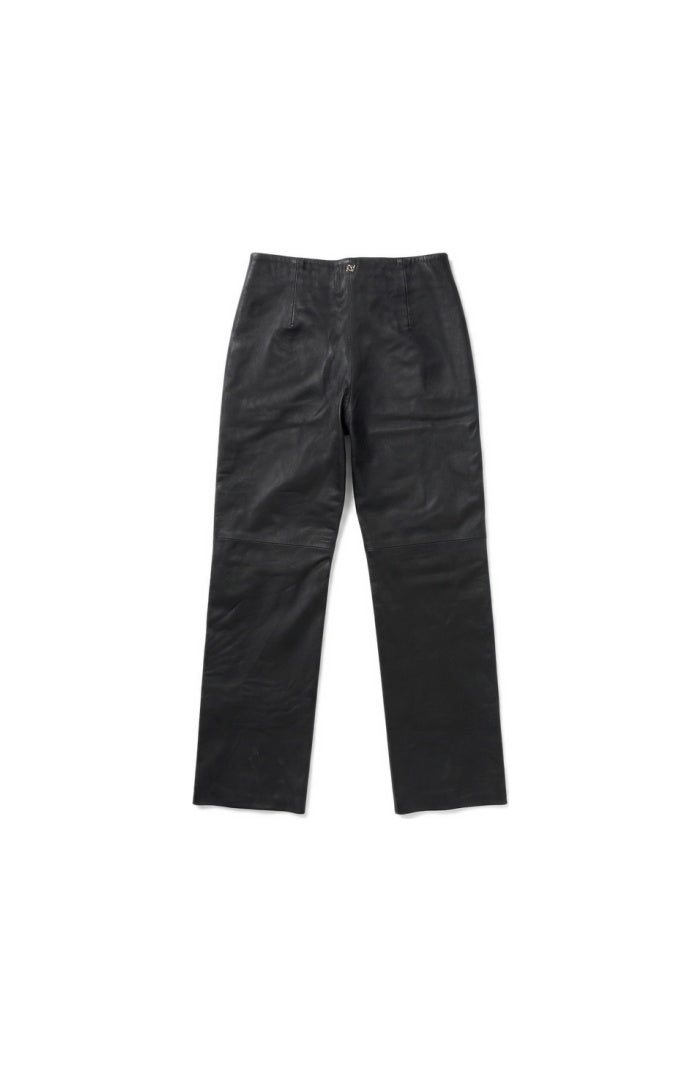 Adrian Leather Pants Black