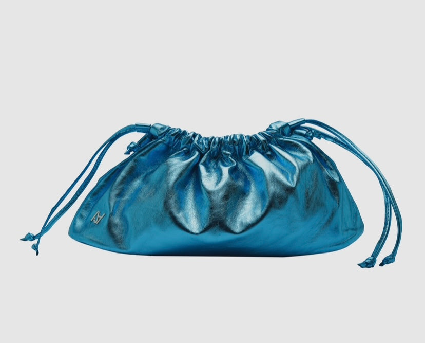 Charlie Leather Bag Electric Blue