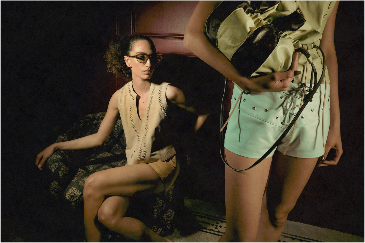 Willow Suede Top Tan
