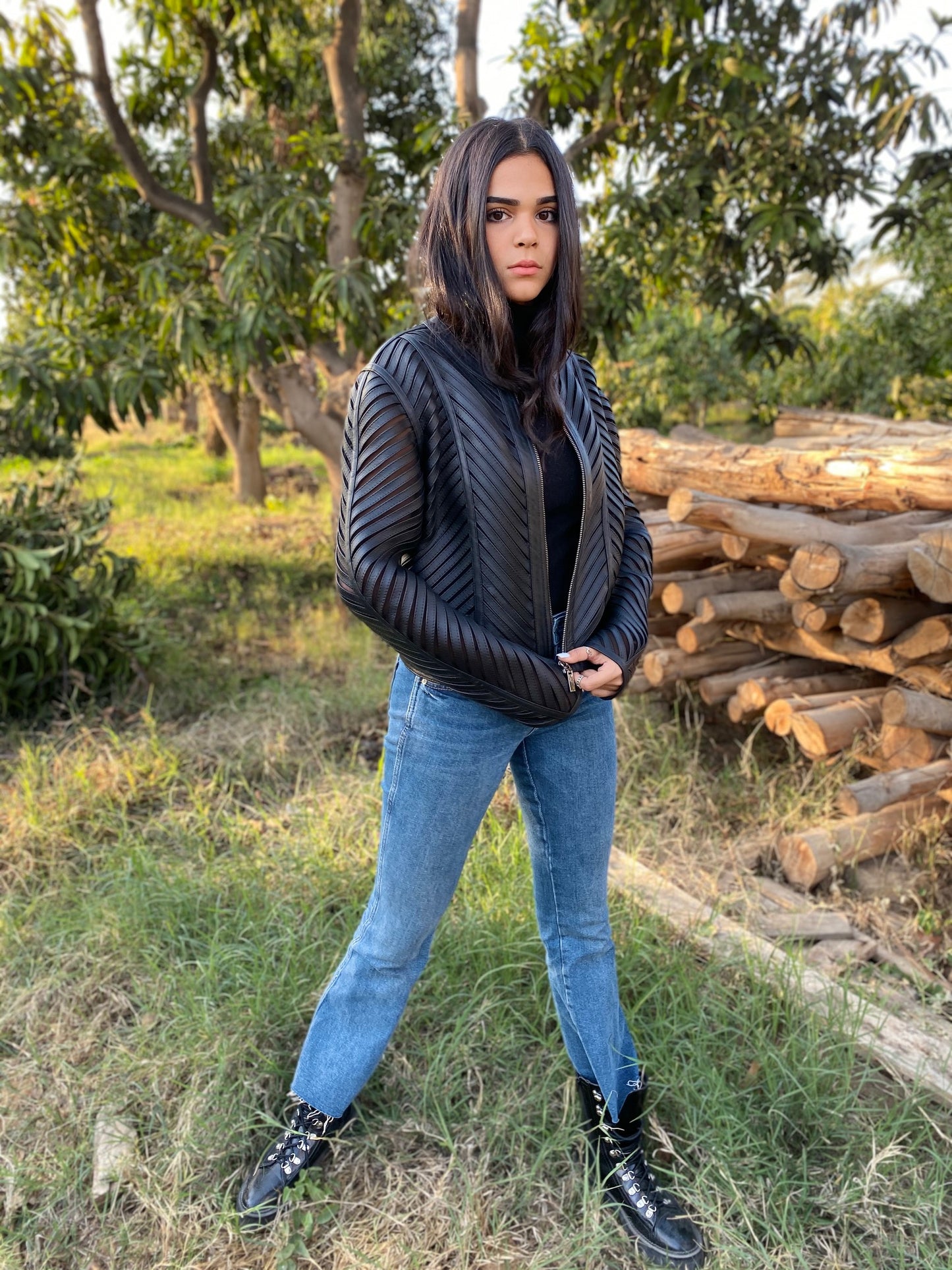 Hayden Leather Jacket Black
