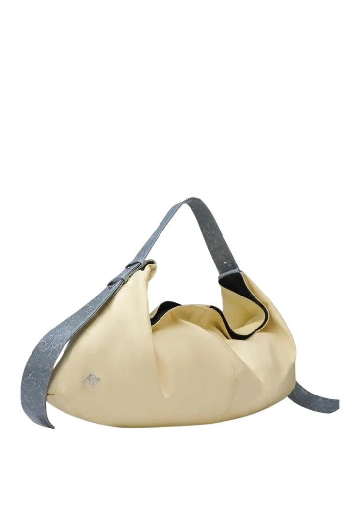 Ophelia II Oversized Leather Bag Butter Yellow