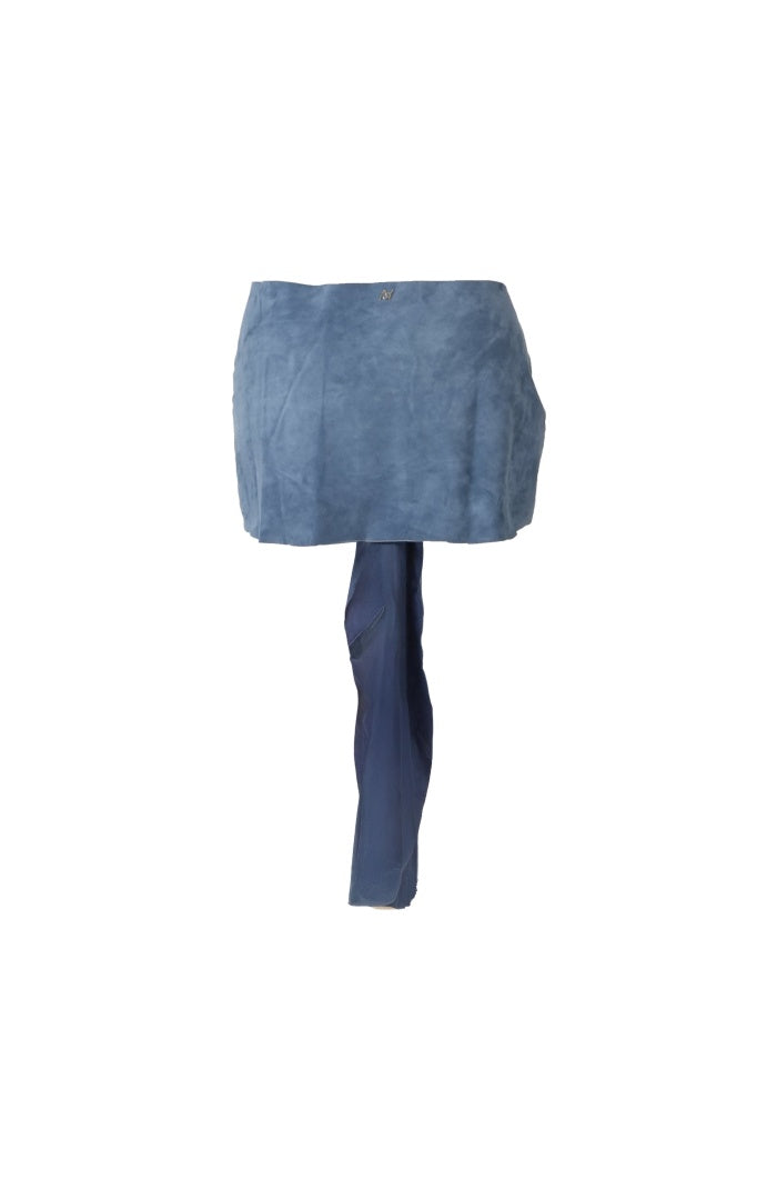 Sylta Suede Belt Blue