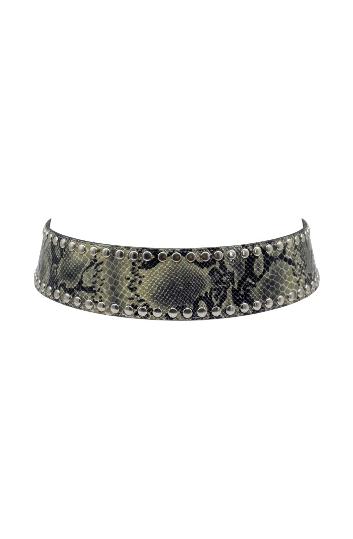 Liam Leather Belt Sankeprint