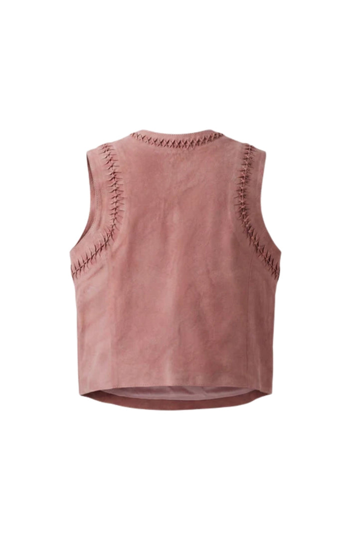Willow Suede Top Pink