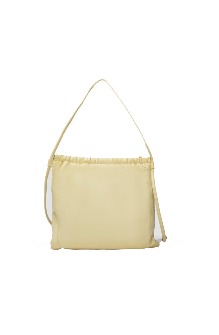 Melissa Clutch Leather Bag Butter Yellow