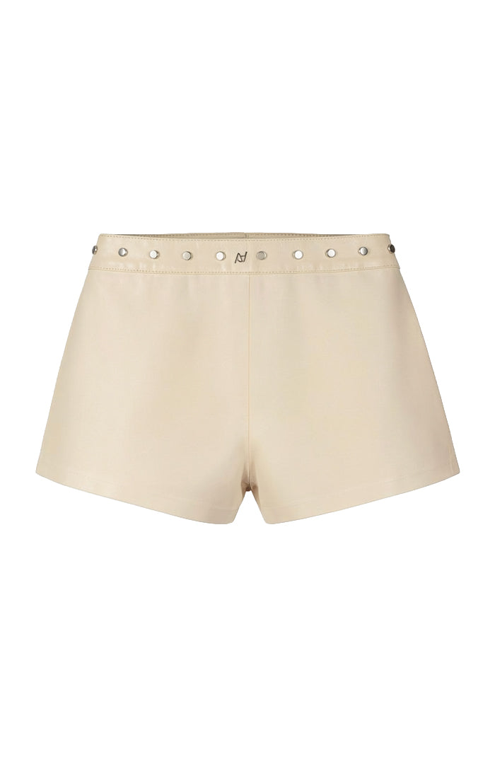 Sterling Leather Shorts Butter Yellow